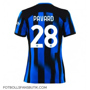 Inter Milan Benjamin Pavard #28 Replika Hemmatröja Damer 2023-24 Kortärmad